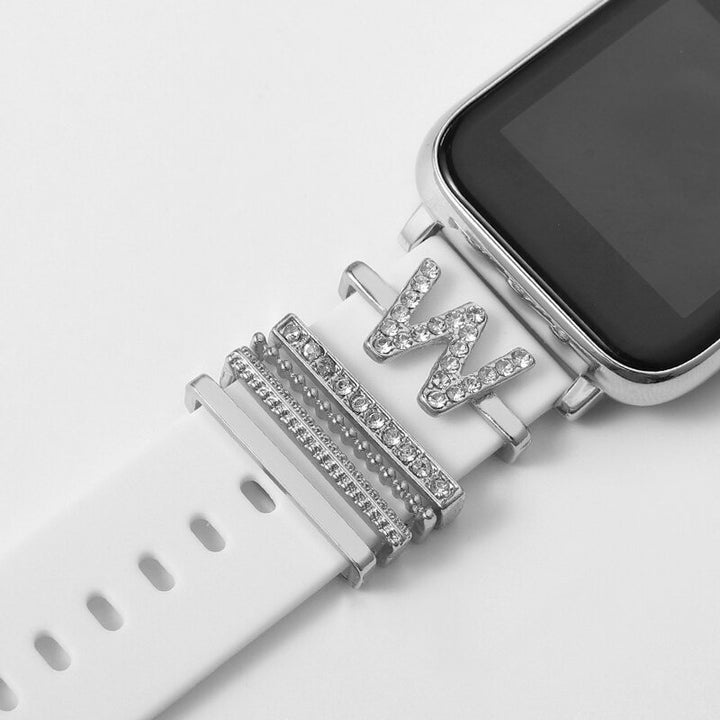 Set of Initial Letter A-Z Personalized Smart Watch Band Charms