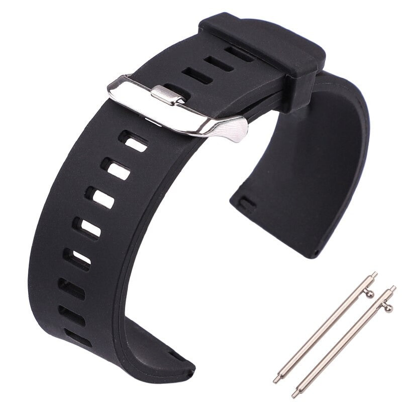 Multi-color Waterproof Soft Silicone Replacement Watchbands