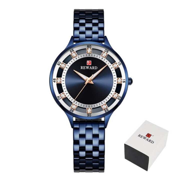 Chic and Sophisticated Rhinestone Dial Quartz Watches