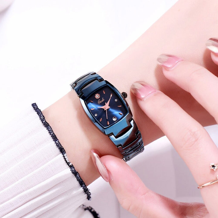 Refined Leisure Fashion Dial with Stainless Steel Strap Quartz Watches