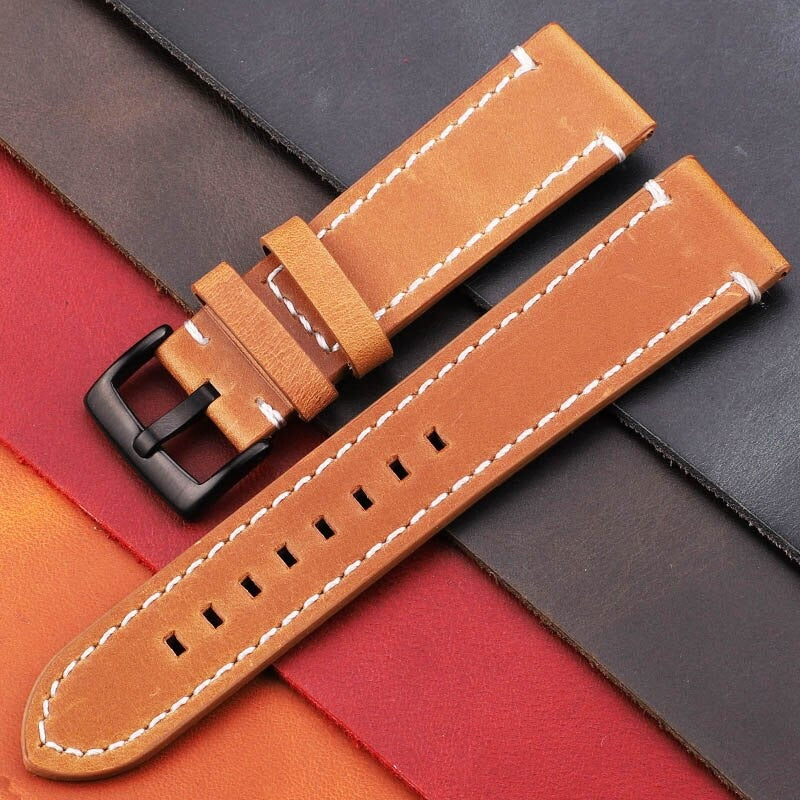 Vintage Genuine Leather Replacement Watchbands