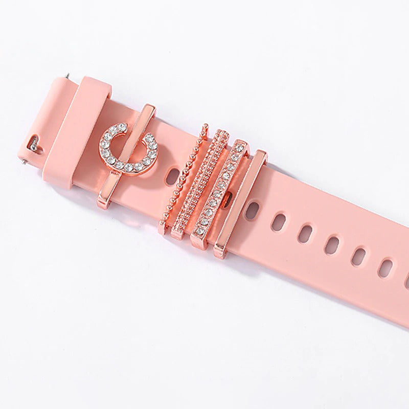 Personalized A-Z Initial Letter Smart Watch Band Charms