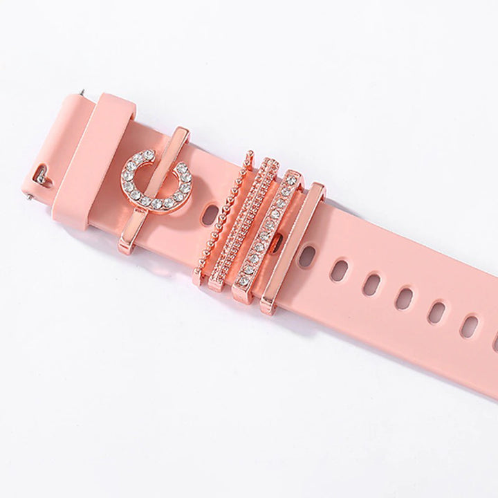 Personalized A-Z Initial Letter Smart Watch Band Charms
