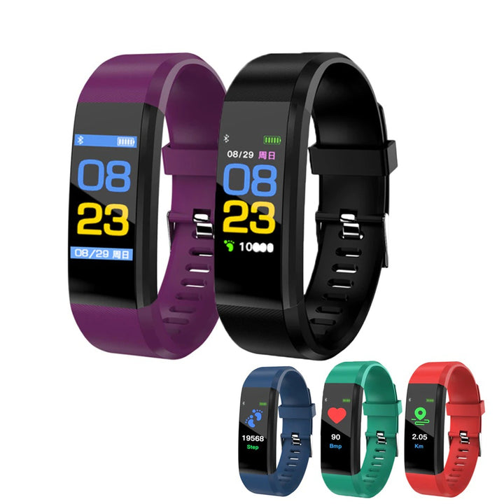 Digital Blood Pressure Monitoring Unisex Smart Watch With Bluetooth
