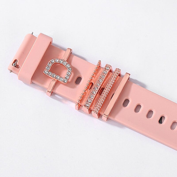 Personalized A-Z Initial Letter Smart Watch Band Charms