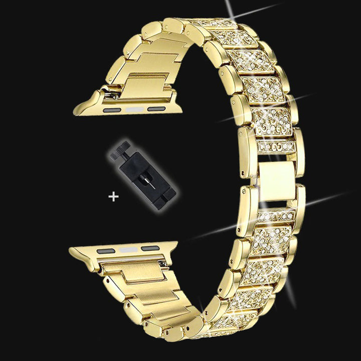 Shimmering Rhinestone Studded Apple Watch Replacement Straps