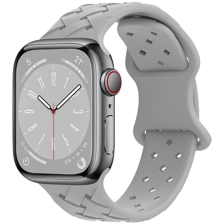 Woven Silicone Loop Lock Apple Watch Replacement Straps