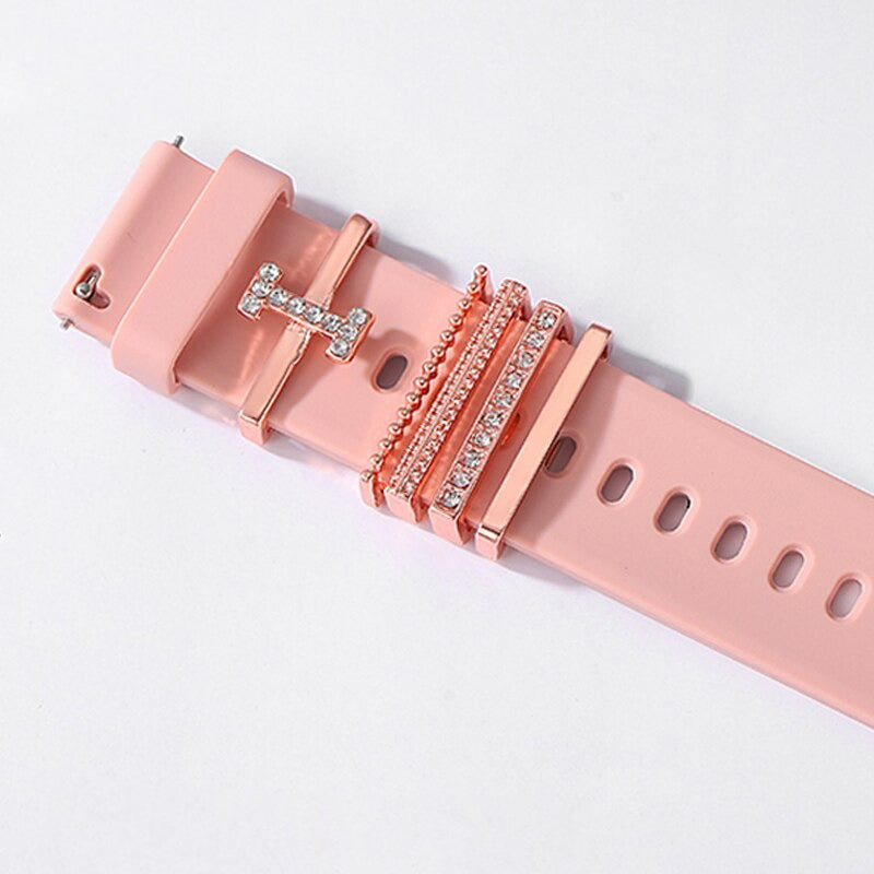 Personalized A-Z Initial Letter Smart Watch Band Charms