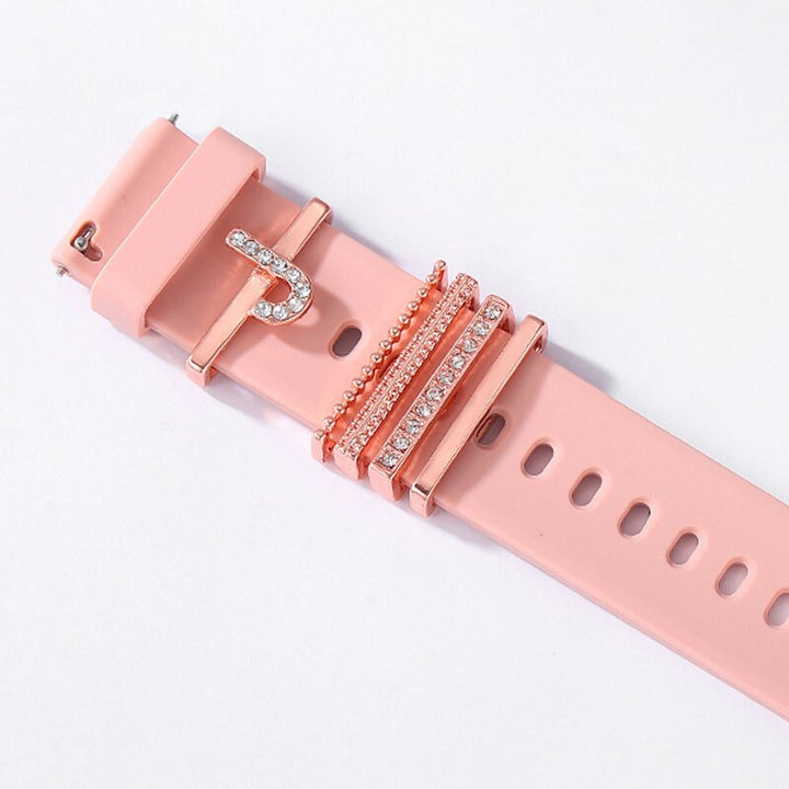 Personalized A-Z Initial Letter Smart Watch Band Charms