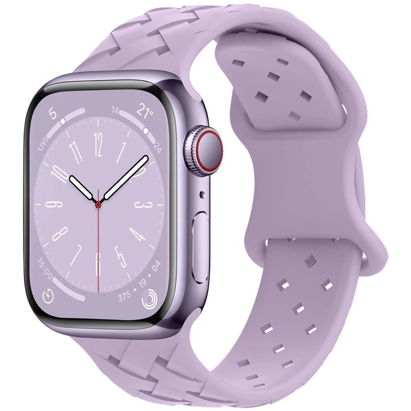 Woven Silicone Loop Lock Apple Watch Replacement Straps