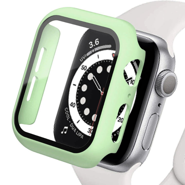 Screen Protector Tempered Glass Cover For Apple Watch Cases