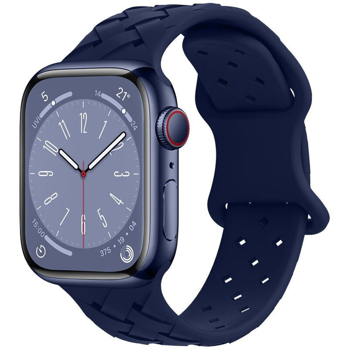 Woven Silicone Loop Lock Apple Watch Replacement Straps
