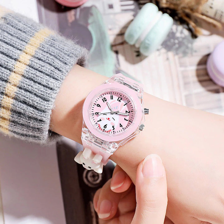 Wonderful Cartoon Pattern Luminous Watches for Kids