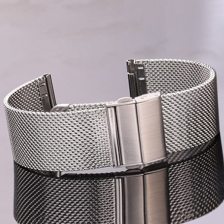 Adjustable Stainless Steel Mesh Replacement Watchbands