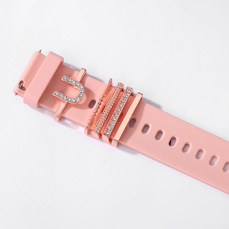 Personalized A-Z Initial Letter Smart Watch Band Charms