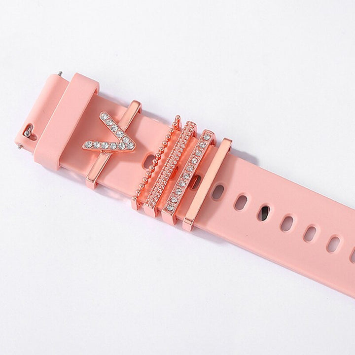Personalized A-Z Initial Letter Smart Watch Band Charms