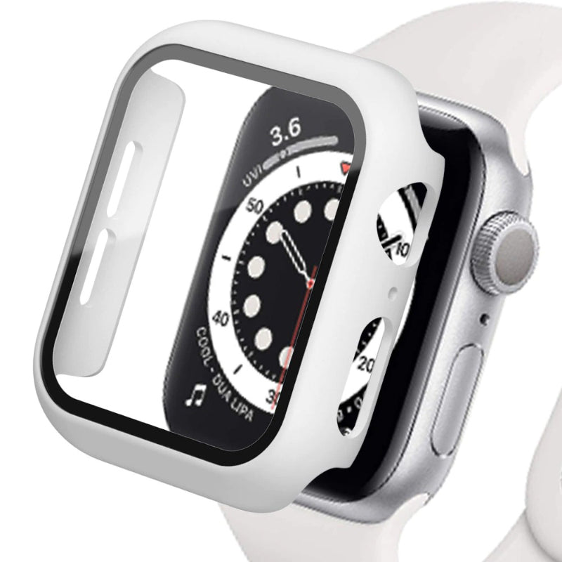 Screen Protector Tempered Glass Cover For Apple Watch Cases