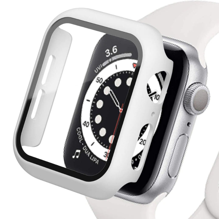 Screen Protector Tempered Glass Cover For Apple Watch Cases