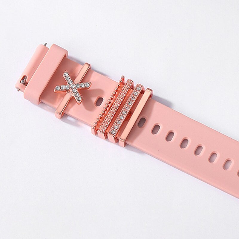 Personalized A-Z Initial Letter Smart Watch Band Charms