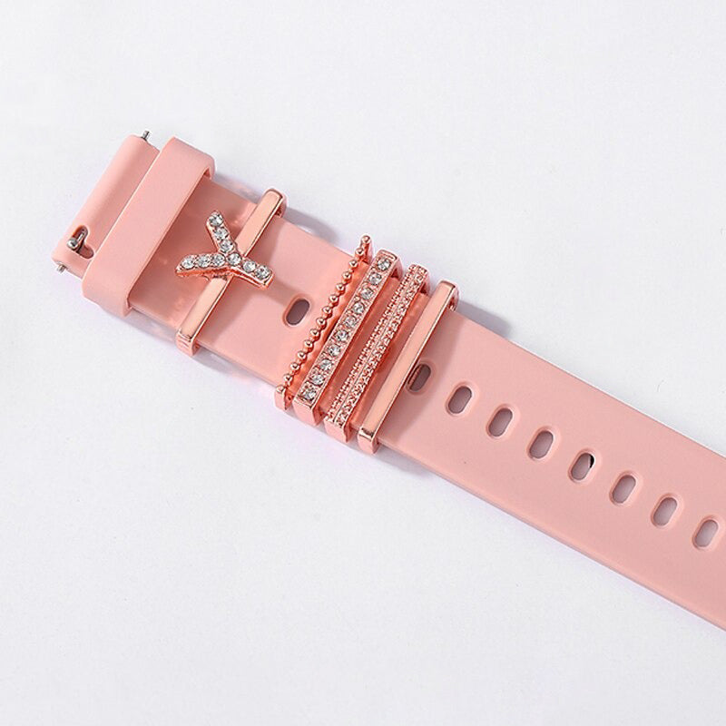 Personalized A-Z Initial Letter Smart Watch Band Charms