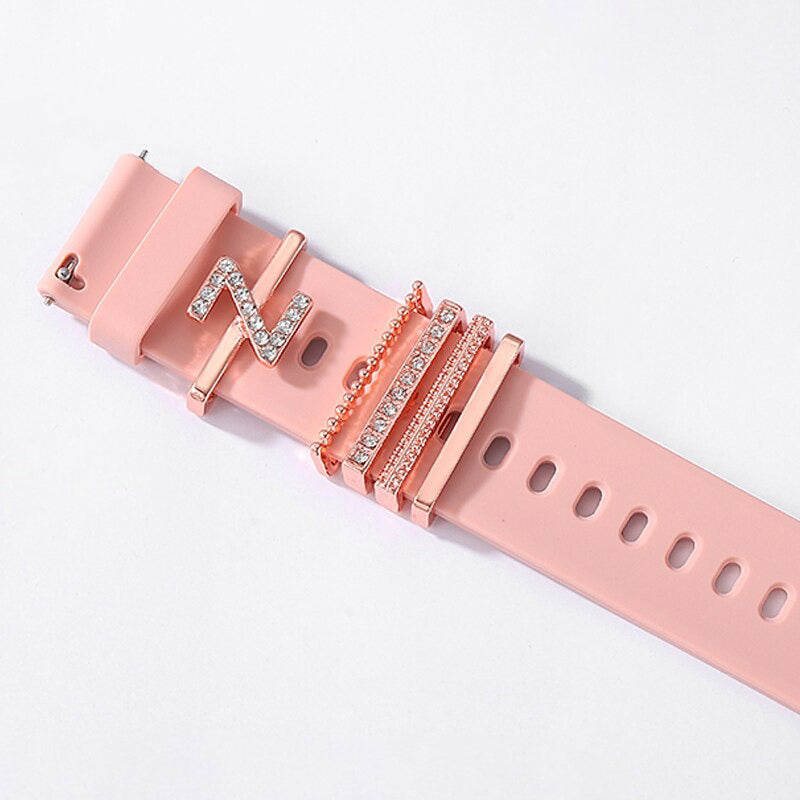 Personalized A-Z Initial Letter Smart Watch Band Charms