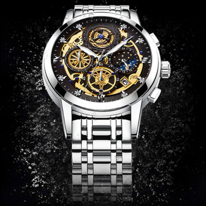 Tough Series Moon Phase Dial Sports Chronograph Watches