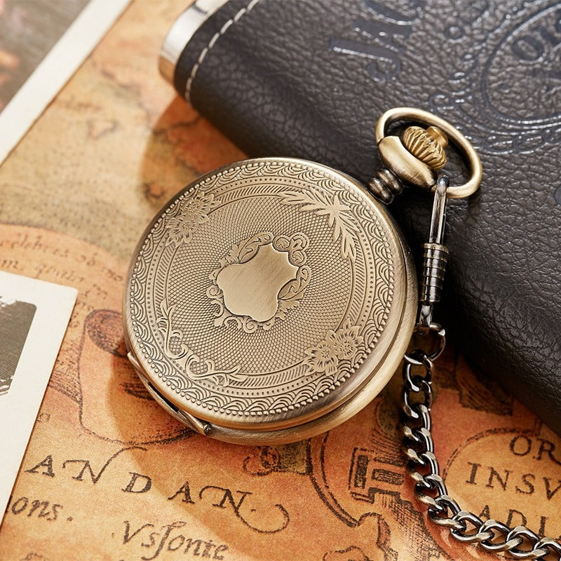 Timeless Roman Numerals Quartz Pocket Watches