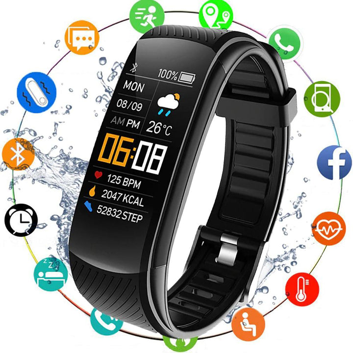 Blood Oxygen Monitor - Sport Fitness Tracker With Blood Pressure And Heart Rate Monitor Smart Watch
