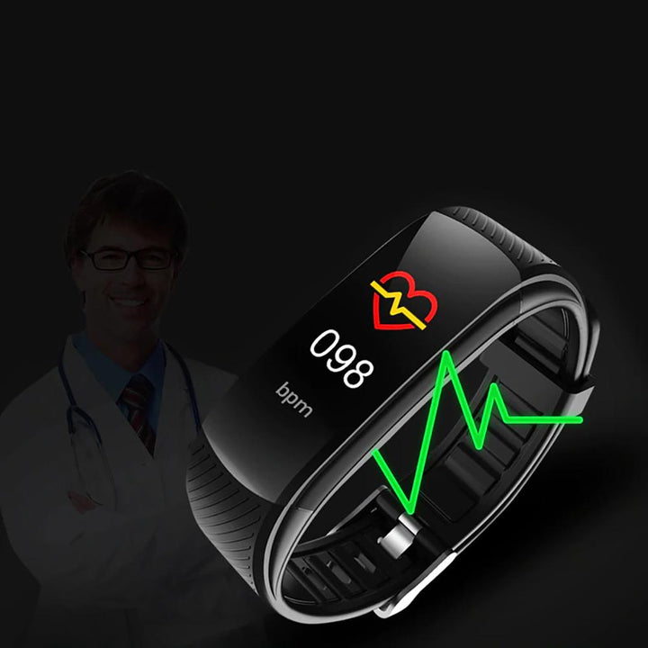 Blood Oxygen Monitor - Sport Fitness Tracker With Blood Pressure And Heart Rate Monitor Smart Watch