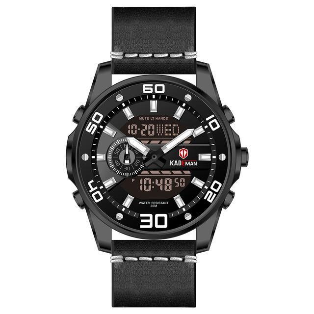 Business Watch For Men - The Kademan™ Men's Luxury Dual Display Digital Military Sports Watch