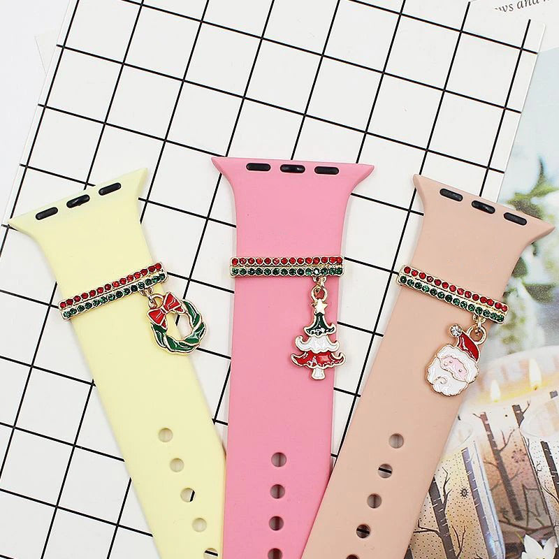 Christmas-Themed Smart Watch Band Charms Collection