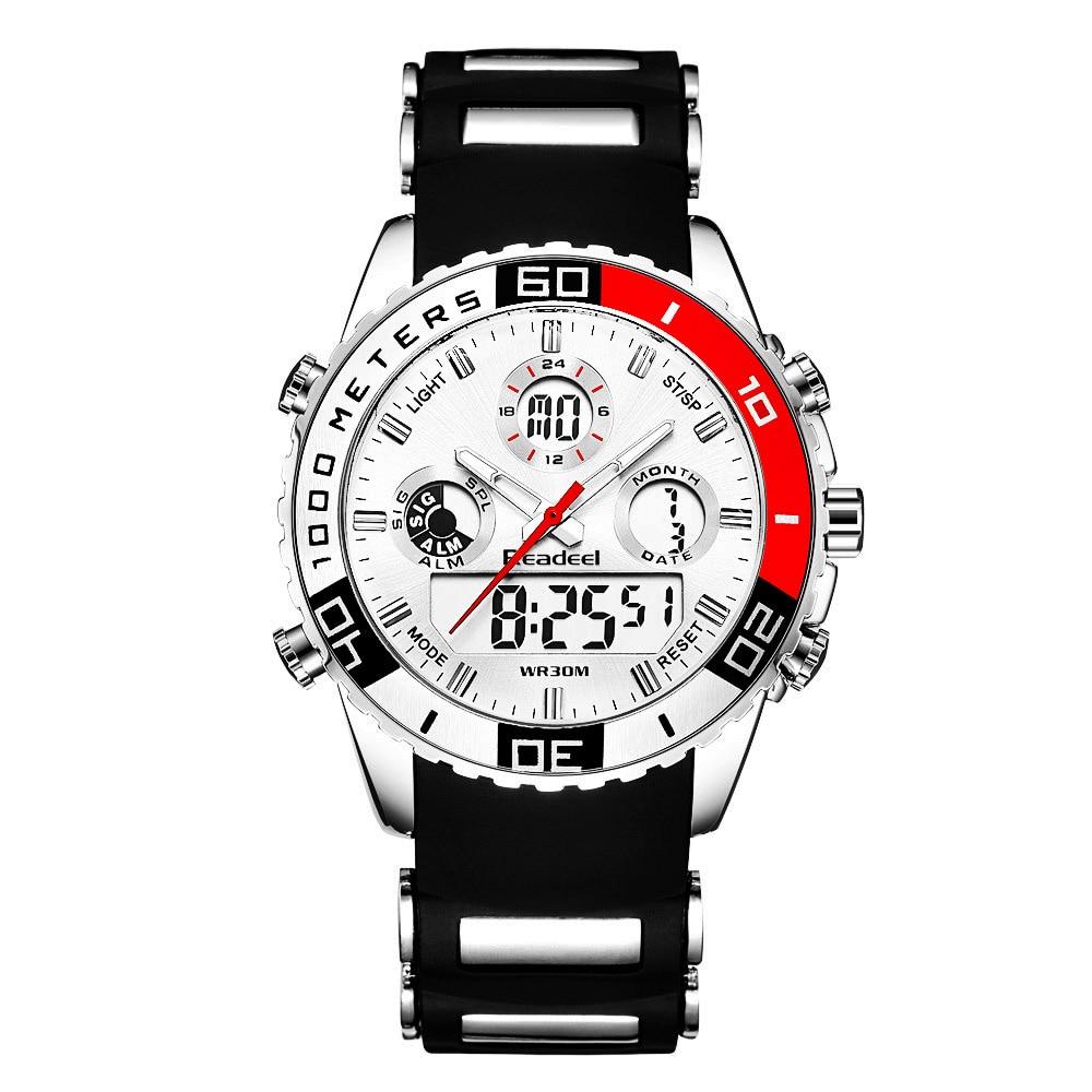 Dual Display Watch - The Readeel™ Luxury LED Digital Military Sports Watches For Men