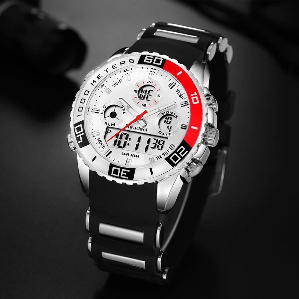 Dual Display Watch - The Readeel™ Luxury LED Digital Military Sports Watches For Men