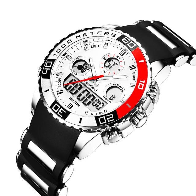 Dual Display Watch - The Readeel™ Luxury LED Digital Military Sports Watches For Men