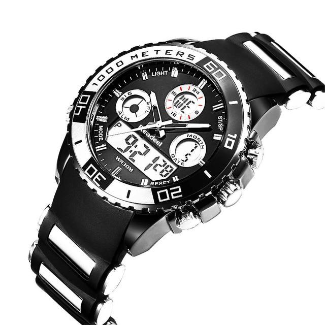 Dual Display Watch - The Readeel™ Luxury LED Digital Military Sports Watches For Men