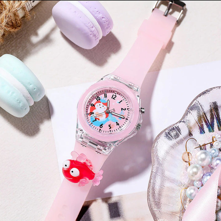 Wonderful Cartoon Pattern Luminous Watches for Kids