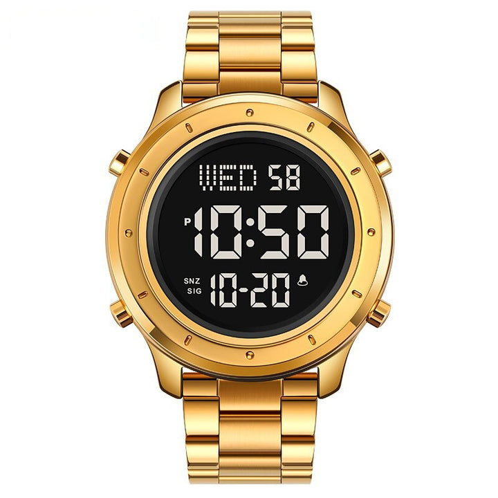 Luxurious Waterproof Sports Digital Wristwatch Collection