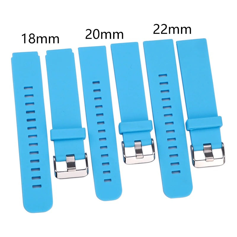 Multi-color Waterproof Soft Silicone Replacement Watchbands