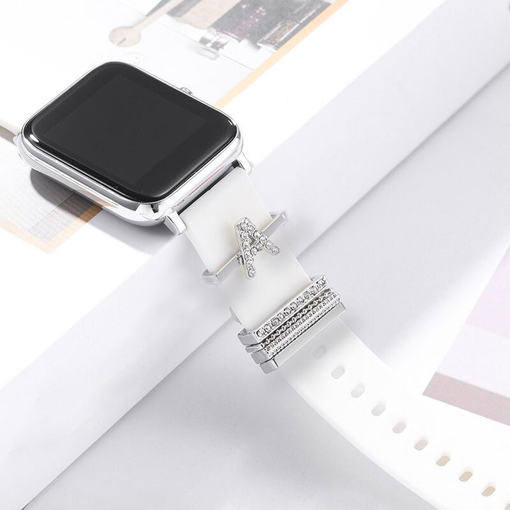 Set of Initial Letter A-Z Personalized Smart Watch Band Charms