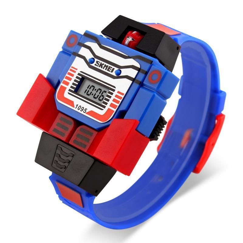 Kid's Fashion Watch - The Robot™ Kid's Cartoon Toy LED Digital Sports Watches