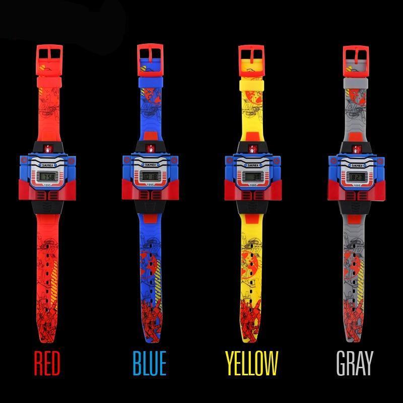 Kid's Fashion Watch - The Robot™ Kid's Cartoon Toy LED Digital Sports Watches