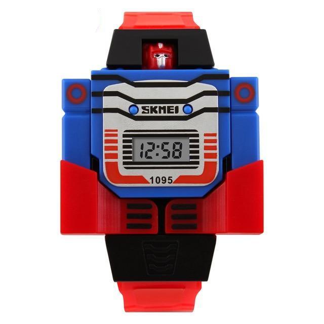 Kid's Fashion Watch - The Robot™ Kid's Cartoon Toy LED Digital Sports Watches