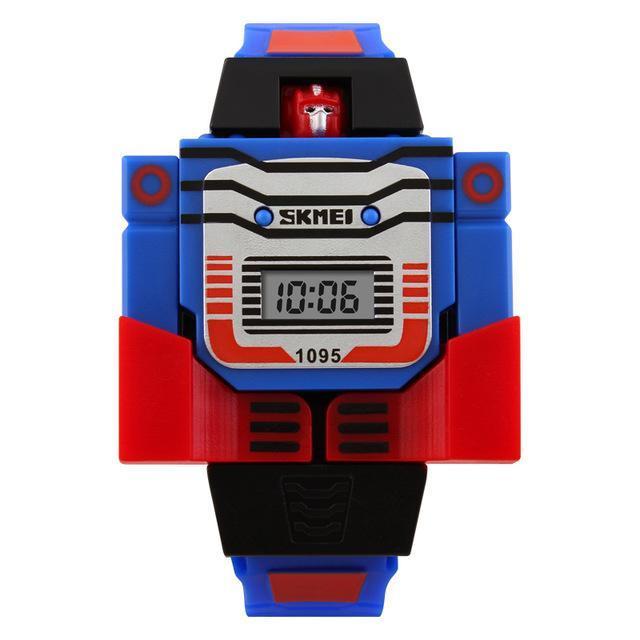 Kid's Fashion Watch - The Robot™ Kid's Cartoon Toy LED Digital Sports Watches
