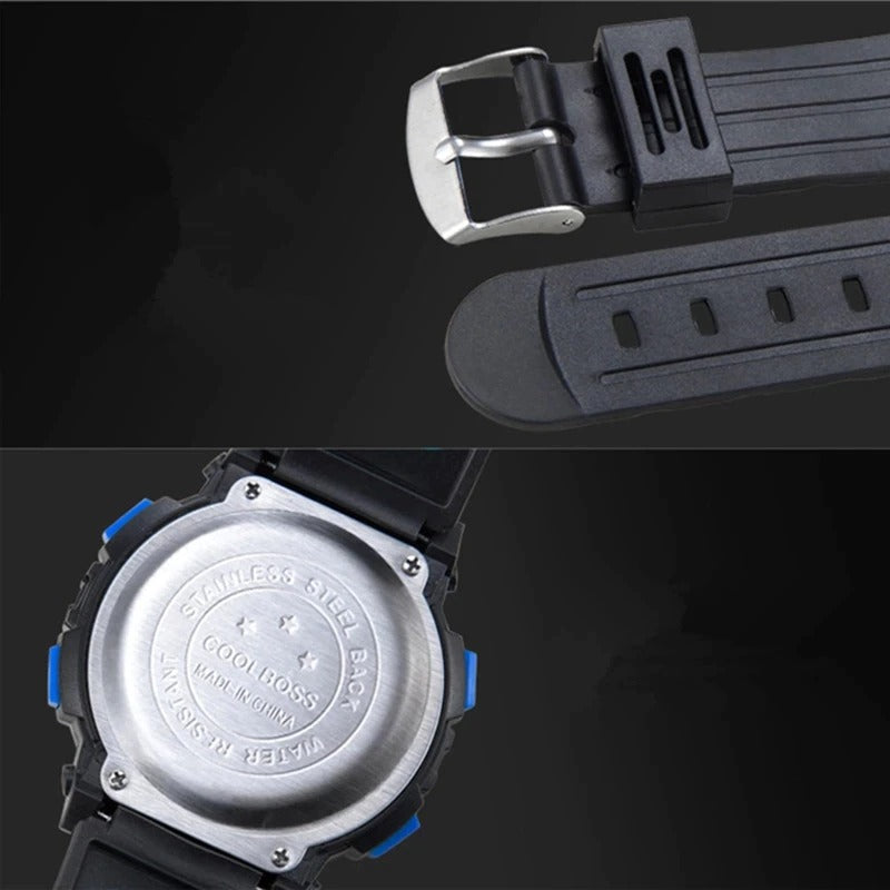 Kids Luminous Digital LED Display Waterproof Fashion Watches