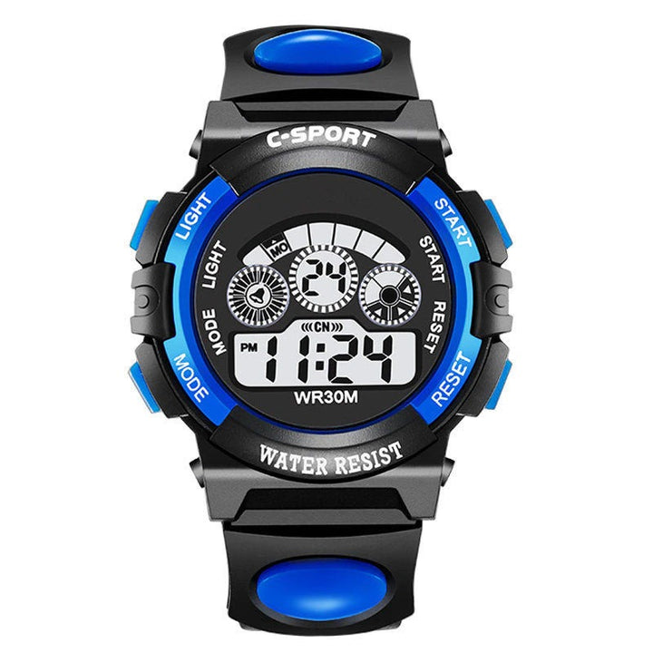 Kids Luminous Digital LED Display Waterproof Fashion Watches