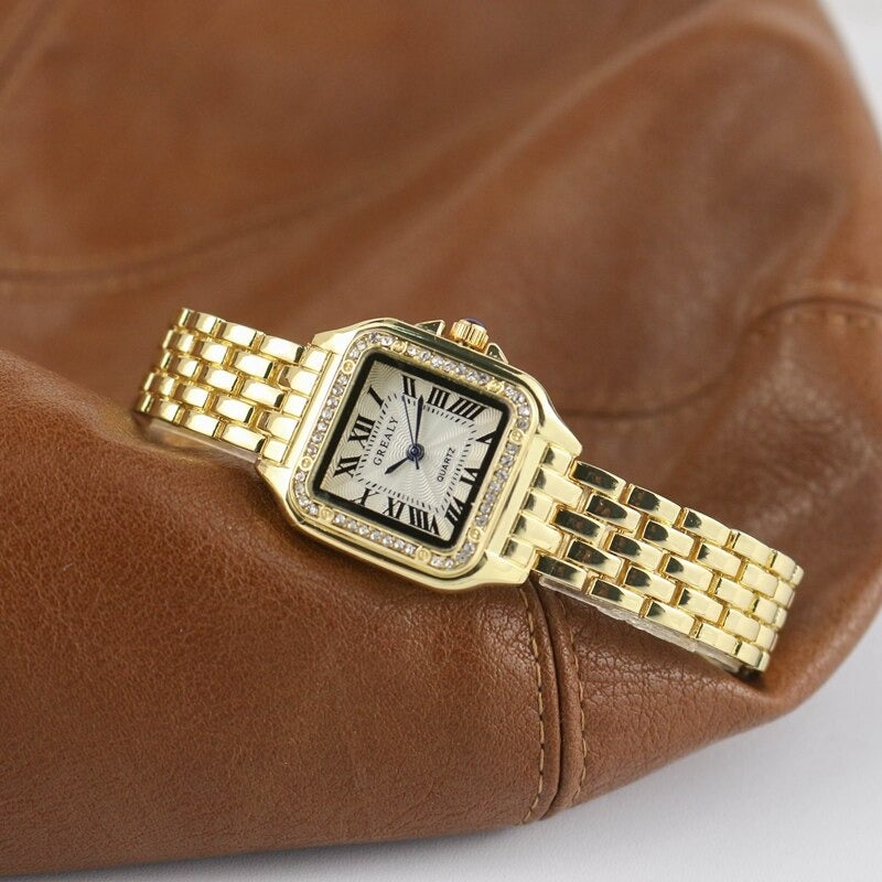 Classic Style Roman Numerals Dial Quartz Watches