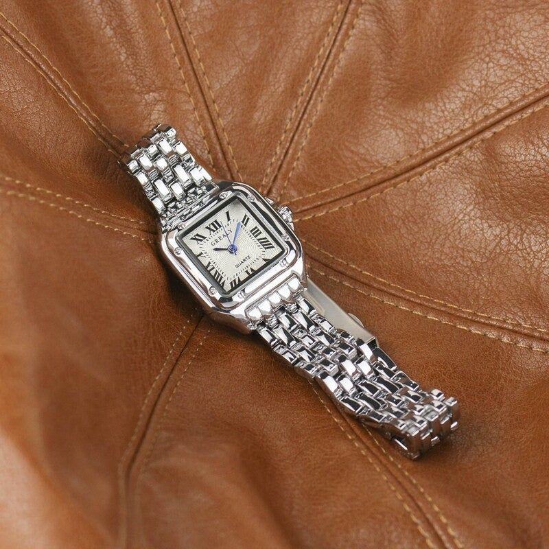 Classic Style Roman Numerals Dial Quartz Watches