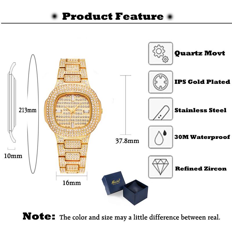 Luxury Watches For Women - The Diamond™ Luxury Women Wristwatch