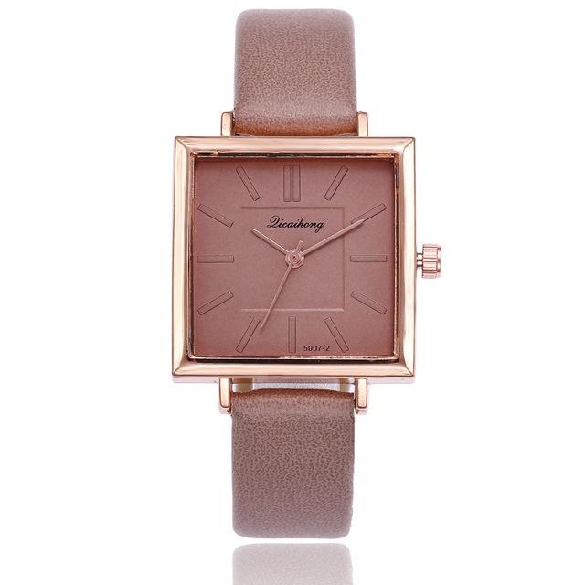Luxury Watches For Women - The Simplicity™ Leather Crystal Women's Wristwatches