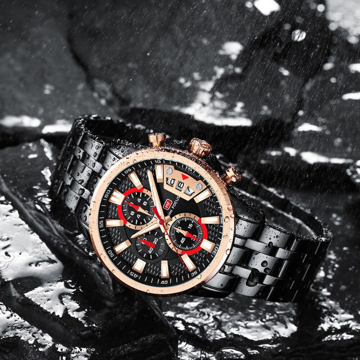 Trendy Rainbow Fashion Business and Sports Chronograph Watches
